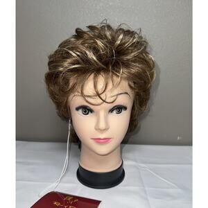 JOEY Wig by RENE OF PARIS Maple Sugar Short Wavy Layered Cut w/ Cool Cap NEW
